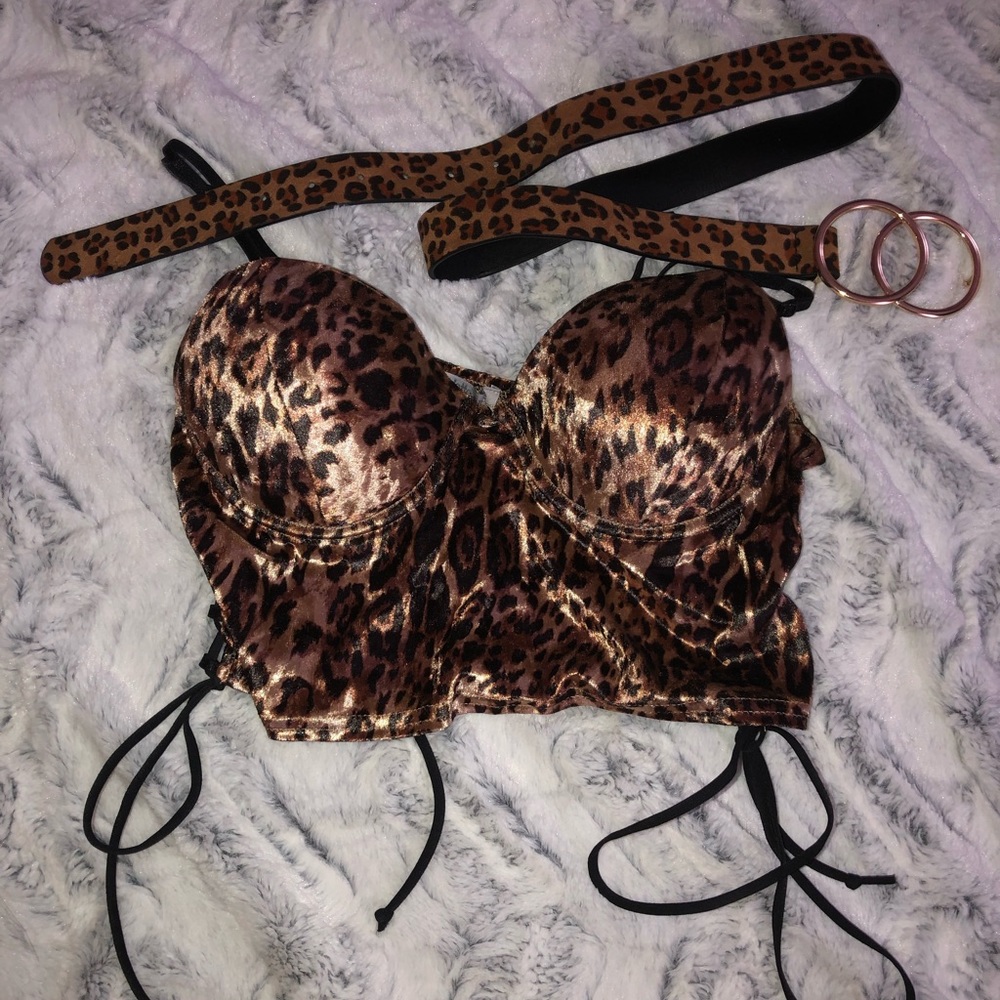 cheetah top with cheetah belt